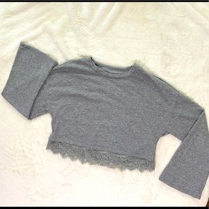 Xhiliration Longsleeve Crop Top